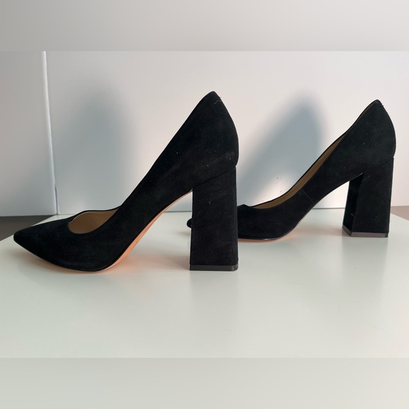 Marc Fisher LTD black suede Zala pumps sz 8.5 - Picture 4 of 5